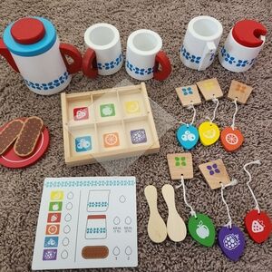 Melissa & Doug Steep and Serve Wooden Tea Set